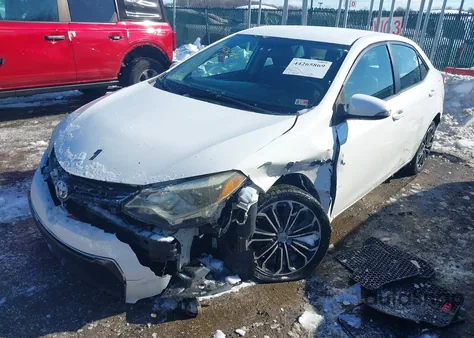 2015 Toyota Corolla S Plus из США, поврежденный, VIN 2T1BURHE2FC300087